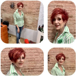 Fotos de corte de cabello rojo