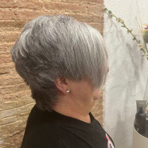 Corte de Cabello para Clienta de Isacap